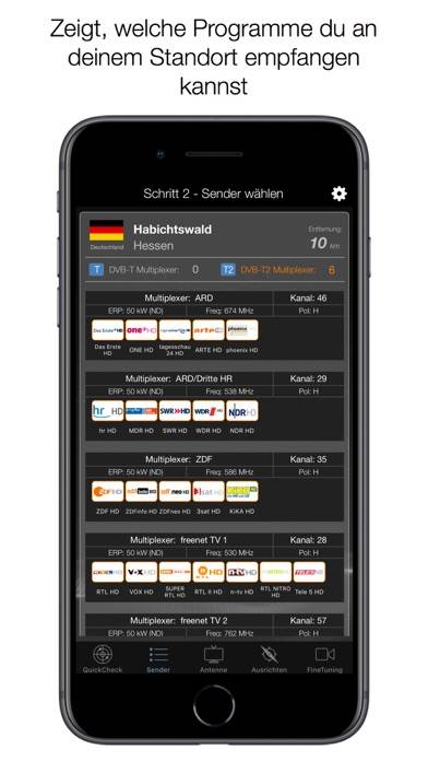 DVB-T2 Finder App-Screenshot #5