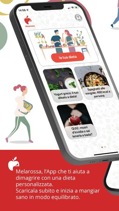 Dieta Melarossa Schermata dell'app #1