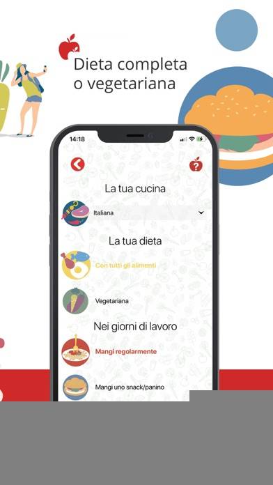 Dieta Melarossa Schermata dell'app #4