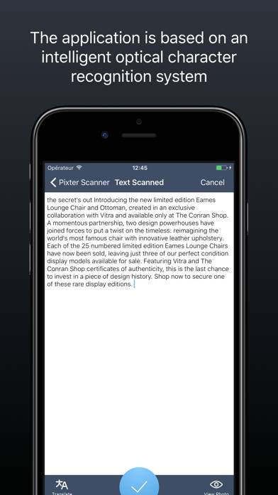 Pixter Scanner OCR Document Schermata dell'app #2