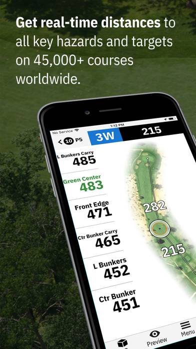 Golfshot Golf GPS plus Watch App Capture d'écran de l'application #1
