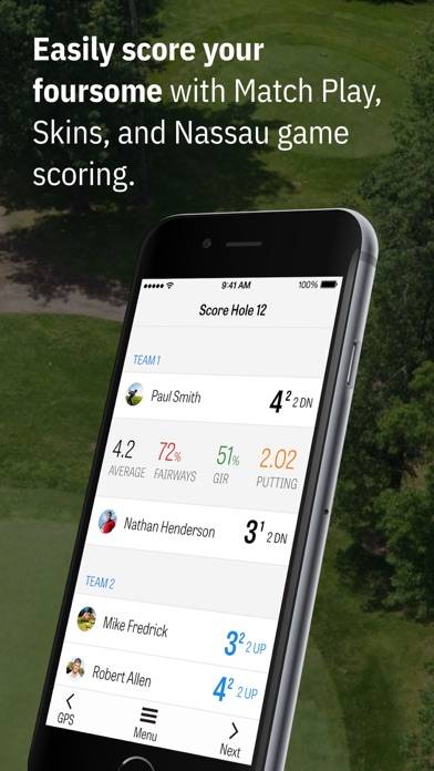 Golfshot Golf GPS plus Watch App App skärmdump #6