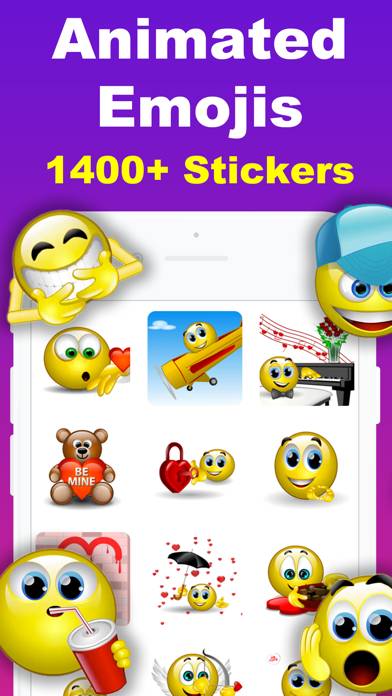 Animated Emoji 3D Sticker GIF App-Screenshot #1