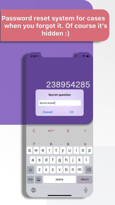 Calculator plus : Hide your secret App screenshot #3