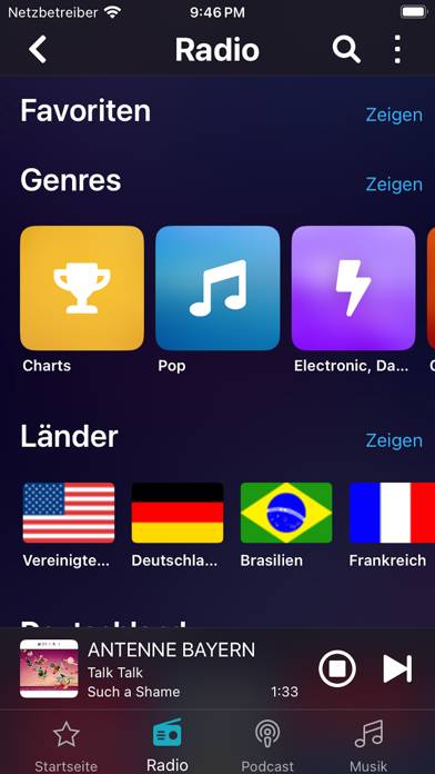 Audials Play App-Screenshot