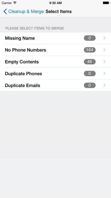 Clean,Merge Duplicate Contacts Capture d'écran de l'application #6