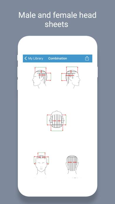 HairTech-Head Sheets Captura de pantalla de la aplicación #4