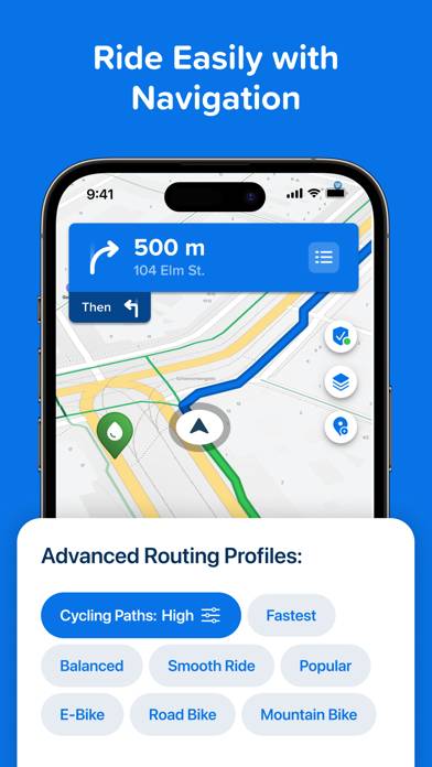 Bikemap: Bike Trails & Tracker Capture d'écran de l'application #3