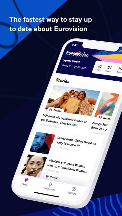 Eurovision Song Contest App skärmdump #1