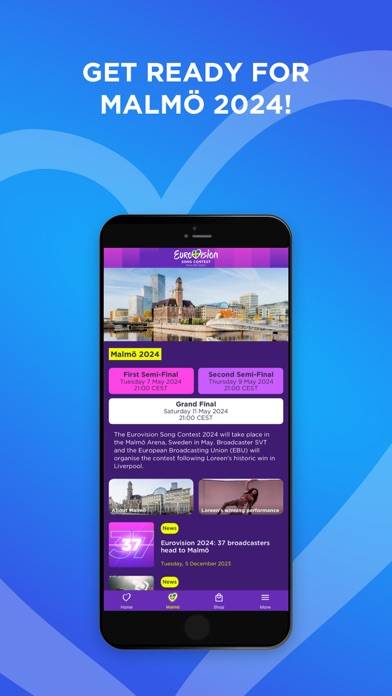 Eurovision Song Contest App skärmdump #4