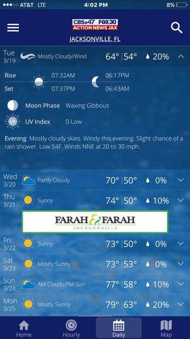 Action News Jax Weather App screenshot