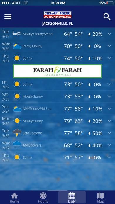 Action News Jax Weather App screenshot