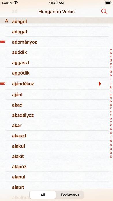 Hungarian Verb Conjugation App screenshot #1