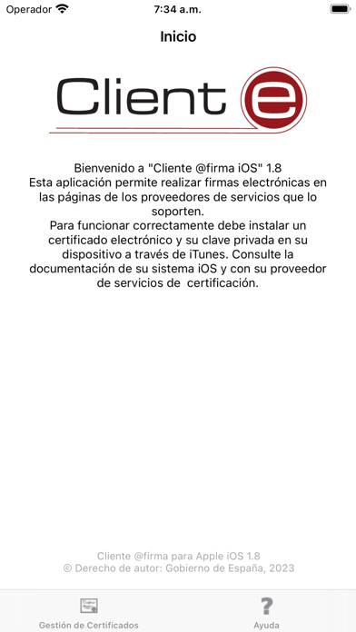 Autofirma App captura de pantalla