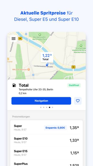 TankenApp mit Benzinpreistrend App-Screenshot #4