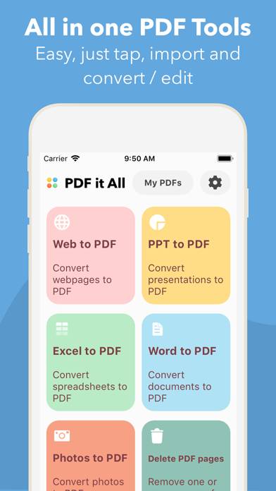 PDF it All Document Converter App-Download