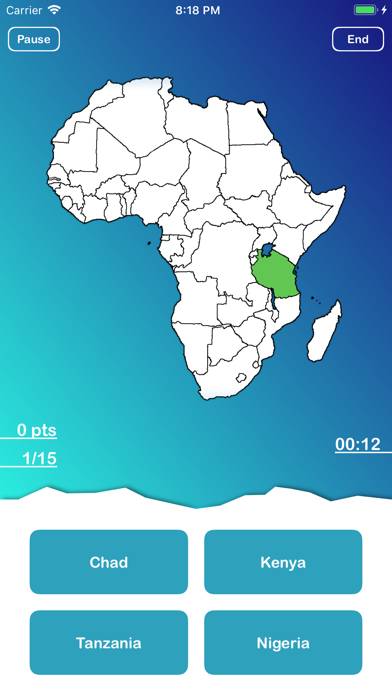 World Quiz: Learn Geography Schermata dell'app #6