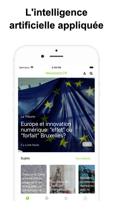 Journaux Français Captura de pantalla de la aplicación