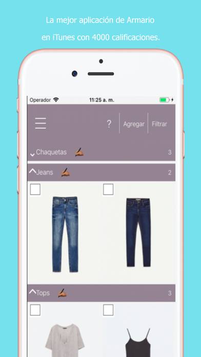 Pureple Outfit Planner Captura de pantalla de la aplicación #1