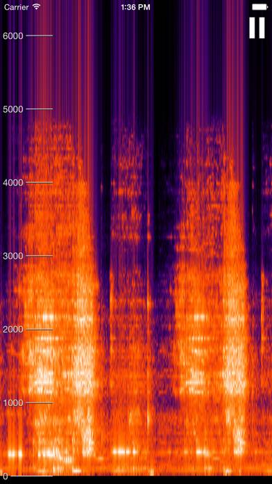 Live Spectrogram Capture d'écran de l'application