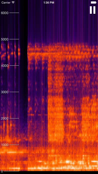 Live Spectrogram Capture d'écran de l'application