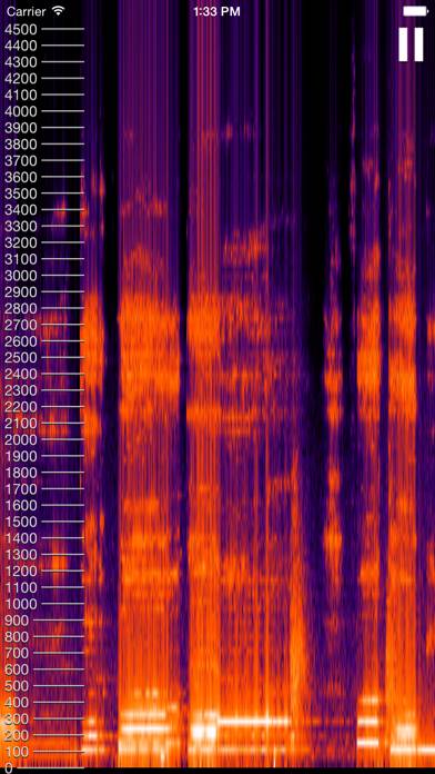 Live Spectrogram Capture d'écran de l'application