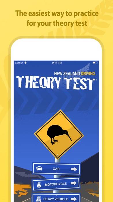 NZ Driving Theory Test Captura de pantalla de la aplicación #1