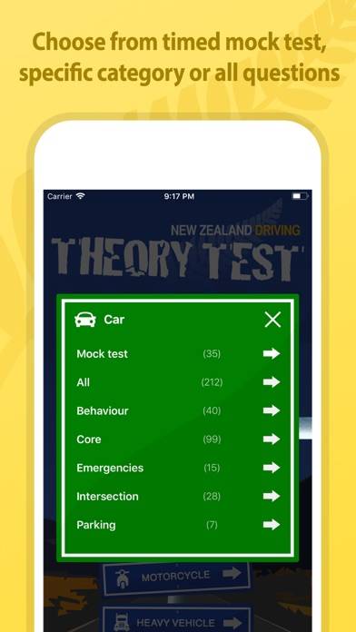 NZ Driving Theory Test Captura de pantalla de la aplicación #2