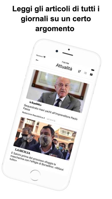 Giornali Italiani Schermata dell'app