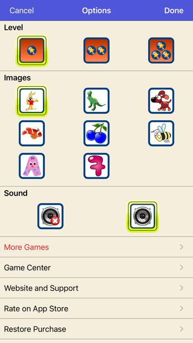 Memory Games with Animals App skärmdump #4