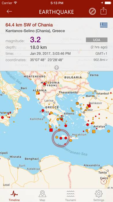 Earthquake App-Screenshot #4