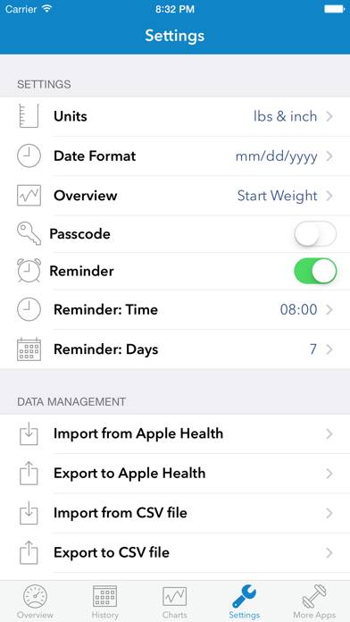 WeightDrop PRO App screenshot