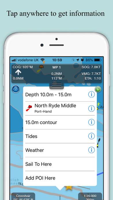 SeaNav UK & Ireland App screenshot