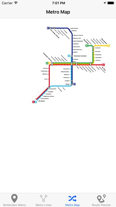 Rotterdam Metro Captura de pantalla de la aplicación #4