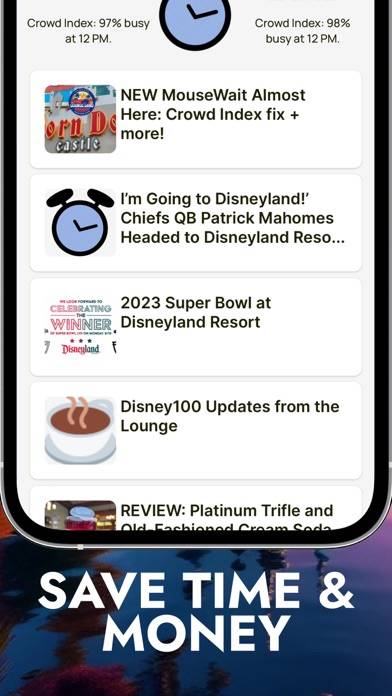 MouseWait for Disneyland PLAT App screenshot #2