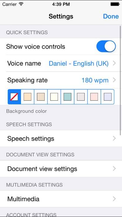 ClaroPDF Pro – Text to Speech App skärmdump #4