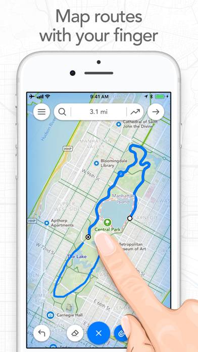 Footpath Route Planner Captura de pantalla de la aplicación #1