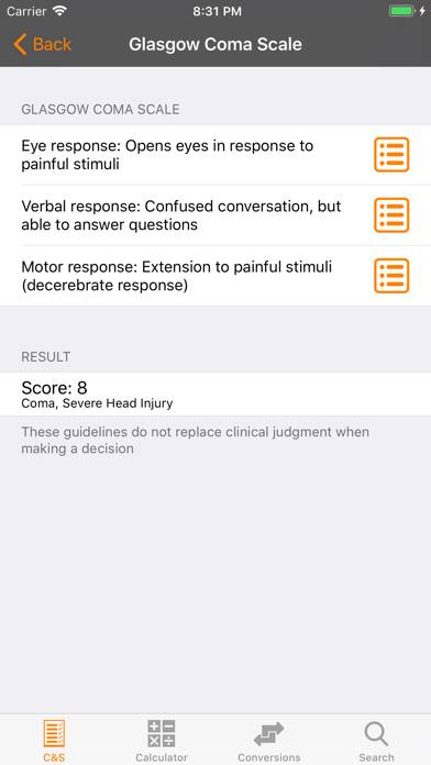 MediCS App-Screenshot #2