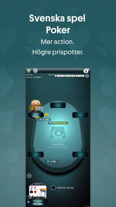 Svenska Spel Poker App skärmdump #1