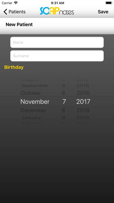 SOAP Clinical Notes App screenshot #2