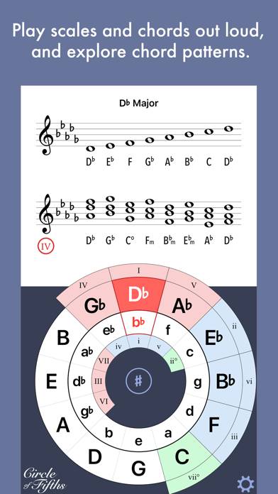 Circle of Fifths, Opus 1 Schermata dell'app #1