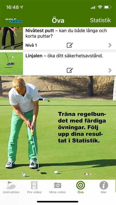 GolfTech App skärmdump #1