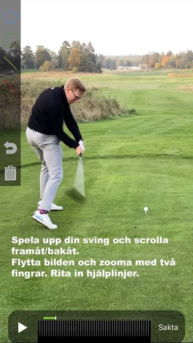 GolfTech App skärmdump