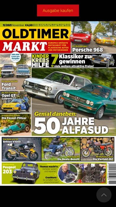 Oldtimer Magazine App-Screenshot