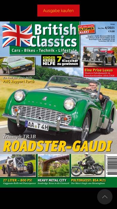 Oldtimer Magazine App-Screenshot