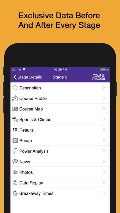 Tour Tracker Grand Tours App-Screenshot #6
