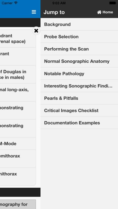 SonoSupport: a clinical emergency medicine and critical care ultrasound reference tool App screenshot #4