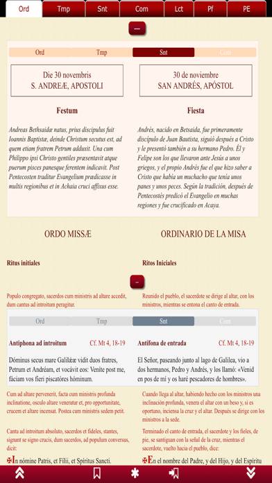 Missale Romanum App screenshot #1
