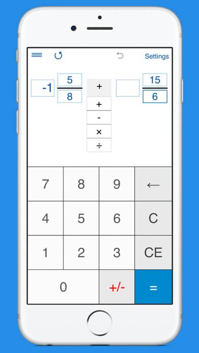 Fraction Calculator 4in1 Schermata dell'app #2