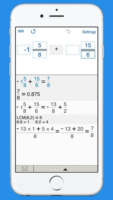 Fraction Calculator 4in1 Schermata dell'app #3